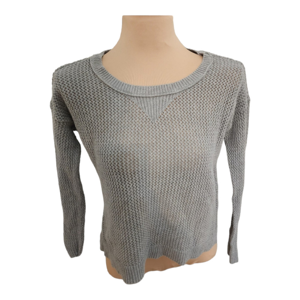 American eagle grey knit sweater